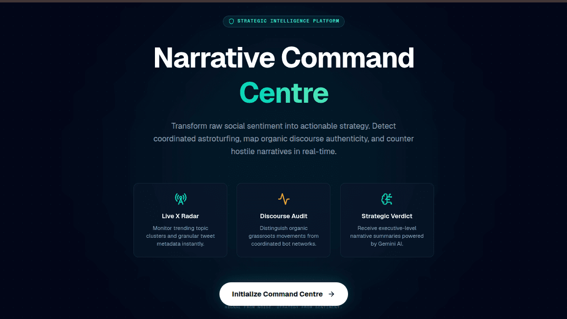 Narrative Command Centre cover image